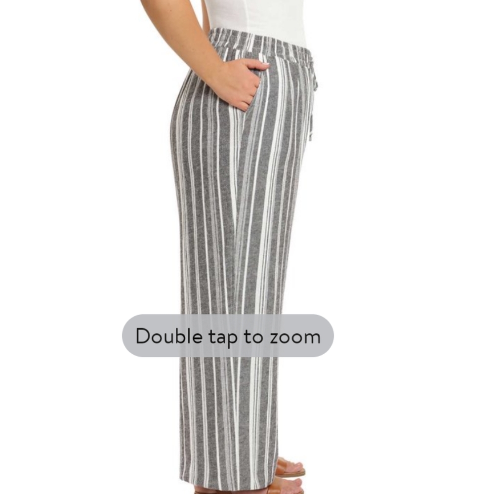 Briggs Ladies’ Linen Blend Pant – Gray,